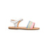 Sandali bianchi da bambina con fascia arcobaleno glitterata Le scarpe di Alice, Scarpe Bambini, SKU k285000347, Immagine 0